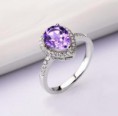 Nový módny Amethyst biele zlato 18K 69,99EUR Kód produktu: RG200105